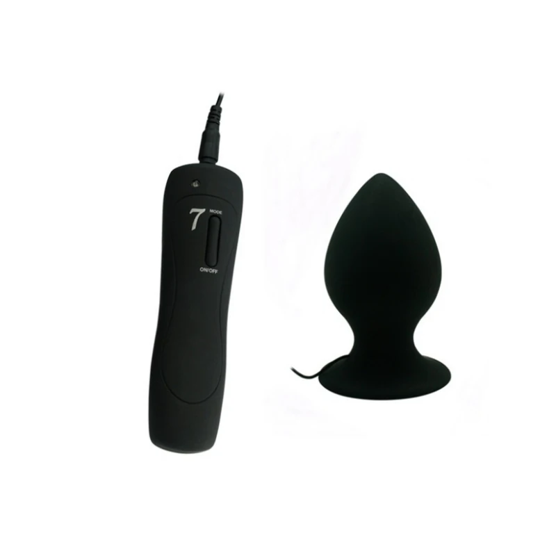 Big Size L XL XXL 7 Speed Vibrating Huge Anal Plug Silicone Butt Vibrator Unisex Erotic Sex Toys for Couple GS0245B | Красота и