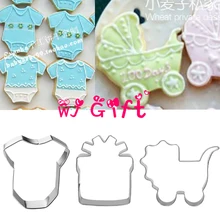 Детская коляска, футболка, Подарочная коробка из нержавеющей стали формочка для печенья, торта, кондитерских изделий, инструменты для приготовления пищи, форма для хлеба