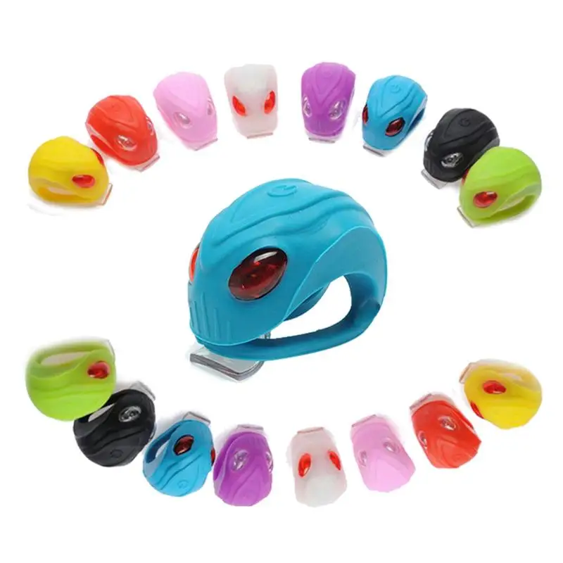 LED Bicycle Front Light Rear Bike Tail Waterproof Cycling Flash Safety MTB Accessories Random Color | Спорт и развлечения