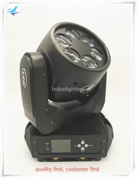 

4pcs/lot Super Beam 6x25w High Power Moving Head Light Zoom Effect Stage Lighting Equipment Powercon Show Wedding Disco DJ Lamp