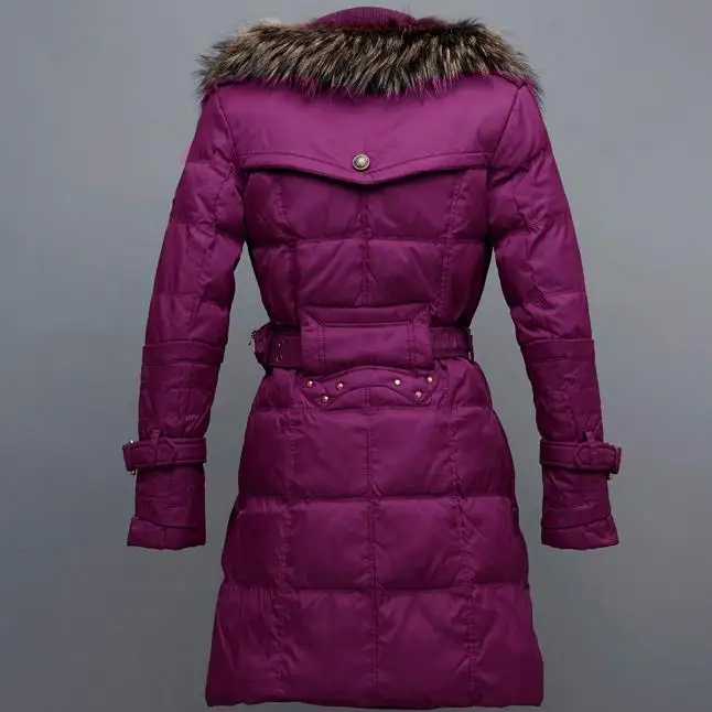 2018 fashion thickening large fur collar down coat women medium-long winter new arrival women winter coats and jackets plus size