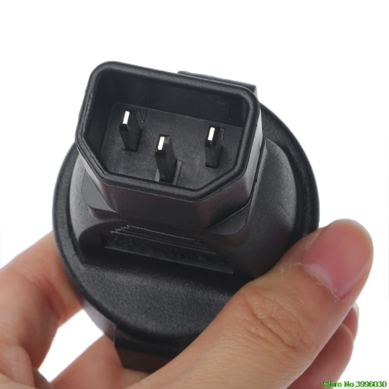 Свинцовый блок питания IEC 320 C14 на CEE 7/7 Европейский адаптер для женщин с