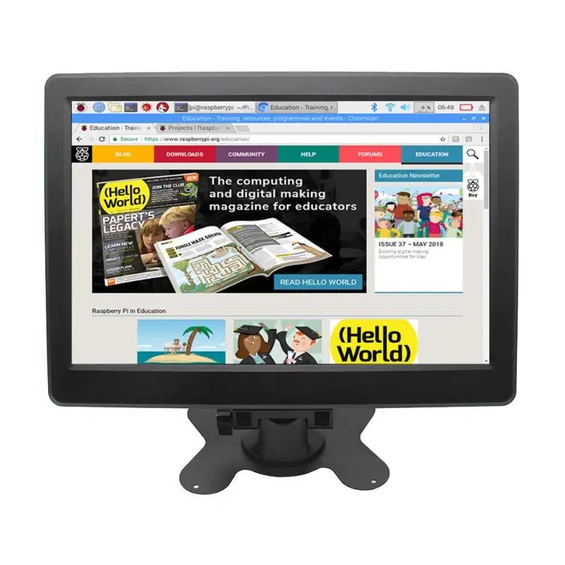 

10 inch 2560x1600P FHD Monitor IPS Wide Angle Display Screen with Case for Raspberry Pi 3 Model B+(plus)/Pi3 PS3 PS4 WiiU Xbox36