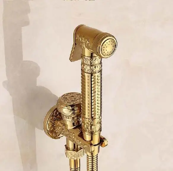 Античная бронза ручной Биде Спрей набор для душа Медь Биде опрыскиватель Lanos Туалет биде кран Туалет пистолет, настенный кран
