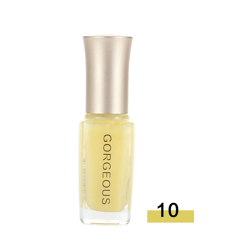 Профессиональный Модный лак для ногтей для женщин полупрозрачный брендовый Сладкий Цвет Желе лак для ногтей - Цвет: 10