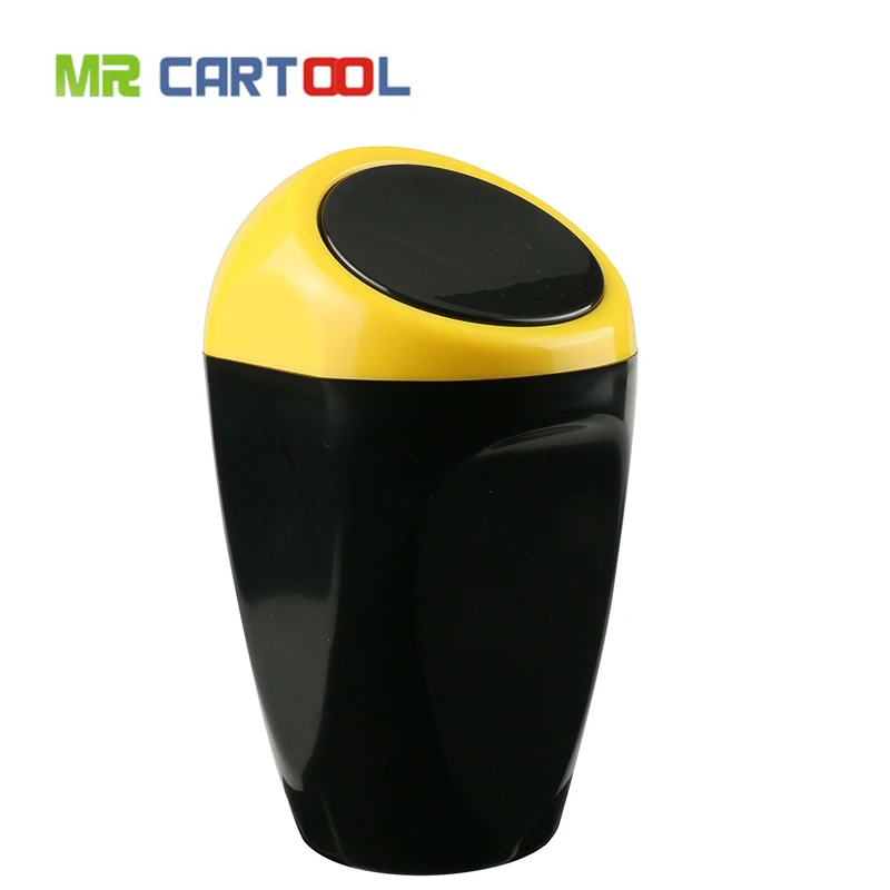 

Universal Garbage Dust Case Box Auto Rubbish Dustbin Can Bucket Holder Trash Can Auto Accessories Car Organizer Trash Bin Mini