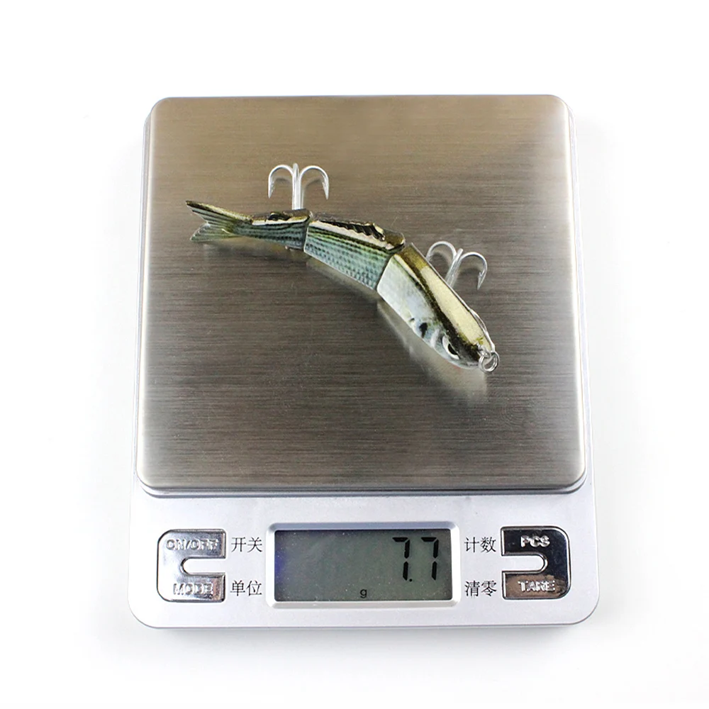 MM. largo 8 cm/7,7G pequeña pesca señuelos 3 segmento realista Crankbait lento se hunde Swimbait duro enojado cebo de pescado abordar Pesca MML03B-1 MM. largo 8 cm/7,7G pequeña pesca señuelos 3 segmento realista Crankbait lento se hunde Swimbait duro enojado cebo de pescado abordar Pesca MML03B-1