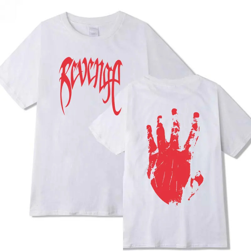 

2019 new Xxxtentacion Revenge O-neck short-sleeved men's T-shirt fashion European large-size hip-hop printing T-shirt casual men