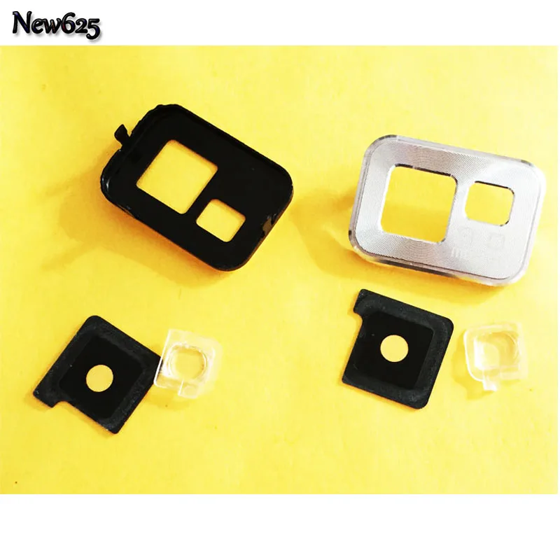 

2Pcs/Lot, Original New For Samsung Galaxy S2 i9100 Back Camera Glass Lens + Frame Housing Cover Case With Adhesive Replacement