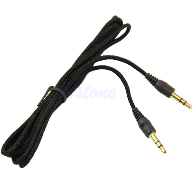 2/3/5 m Aux кабель 3,5 мм до 3,5 мм кабель со штыревыми соединителями на обоих концах для подключения нейлон для автомобиля, сертификат качества ce и gs аудиокабель шнур для телефона MP3/MP4 компакт-дисков Динамик автоматического подключения к разъему AUX - Название цвета: 2m