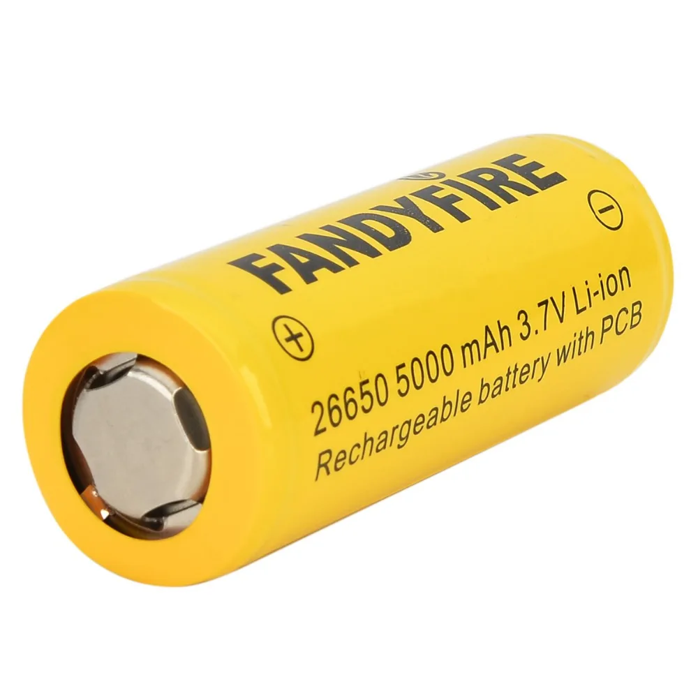 НОВЫЙ FandyFire 1 шт. 3.7V4000mAh Оригинал 26650 литий ионная аккумуляторная Батарея Для 4000