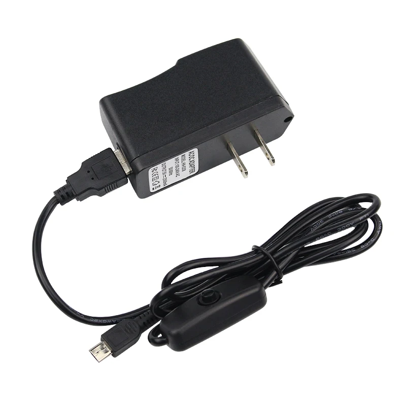 For Raspberry Pi 3 Model B+ 5V 2.5A Power Charger Adapter Supply Micro USB Charging Cable with Switch for Raspberry Pi 3 2 