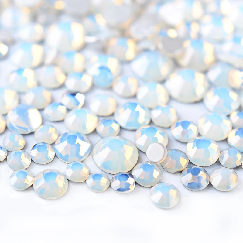 1Pack-Mixed-SS3-SS16-White-Opal-Nail-Rhinestones-Glitter-Flat-Back-Crystal-Gems-3D-Nail-Art (1)