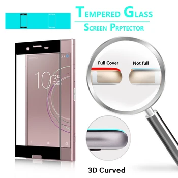 

Full Coverage 3D Glass film For Sony Xperia XZ1 Daul G8341 G8342 tempered Glass film for Sony XZ1 G8343 screen protector film