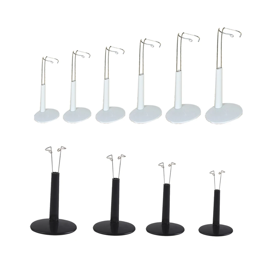 10pcs Adjustable 3-13inch Metal Display Holder Doll Stand for   Blythe Action Figures Accessory