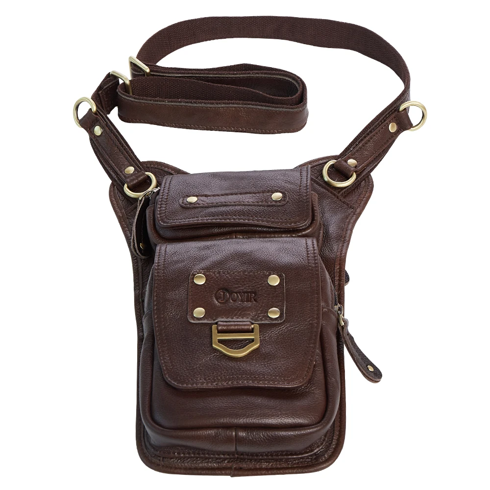 

2018 hot leather men's shoulder bag fashion casual men's crossbody bag high quality men's retro shoulder messenger bag