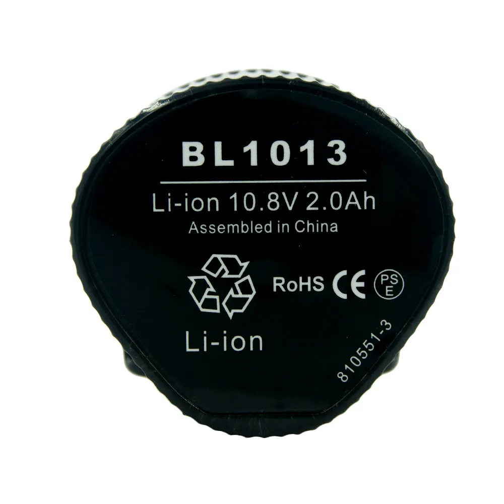 2 упаковки 10,8 в 2000 мАч аккумуляторные электроинструменты батарея для Makita 2.0Ah BL1013 литий-ионная аккумуляторная батарея LCT204 DF330D TD090D