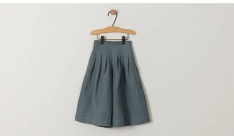High Waist Cotton Teenage Kids Pants Girl Kids Clothes Girls 8 To 12 Loose Pockets Ankle Length Pant For Girl Summer Spring 2019   4 5 6 7 8 9 10 11 12 13 14 15 years toddler trousers (5).jpg