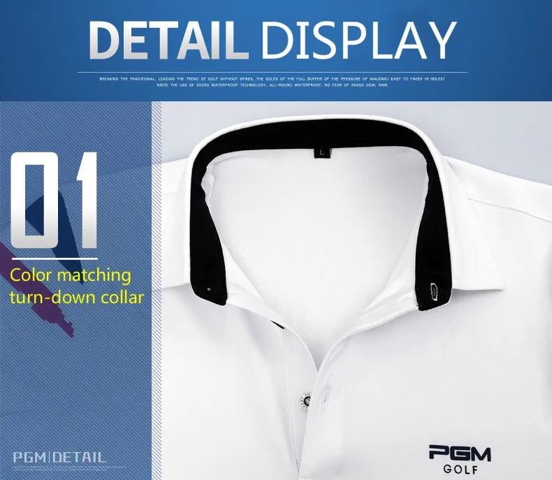 PGM гольф одежда для мужчин с короткими рукавами футболка летние дышащие мягкие удобные Гольф training футболки Размеры M-XXL