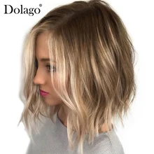 Silk Base Lace Front Human Hair Wigs Jewish Wig Kosher European Virgin Hair Unprocessed Women Lace Wig Dolago Hair