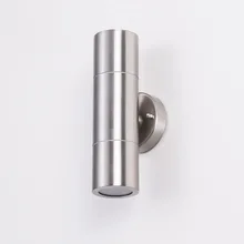 Stainless steel Porch Lights wall lamp up down bright gu10 led wall light outdoor lamps led outdoor wall light outdoor waterproof double head wall lamp up down light outdoor wall light corridor exterior porch lights
