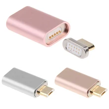 5 шт./лот металлический алюминиевый Micro USB Магнитный кабель адаптер Android зарядное устройство конвертер для samsung huawei LG htc Xiaomi