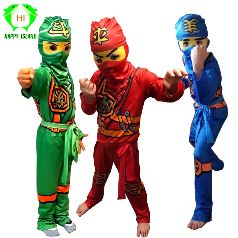 Новинка 2020 костюм для мальчиков косплея Ninjago маскарадная одежда детей вечерние