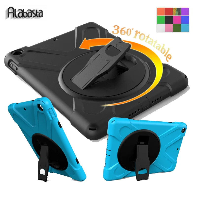 

Alabasta For new iPad 2017 2018 case Shockproof 360 rotating support With Stand Case Case for Model A1822 A1823 A1893