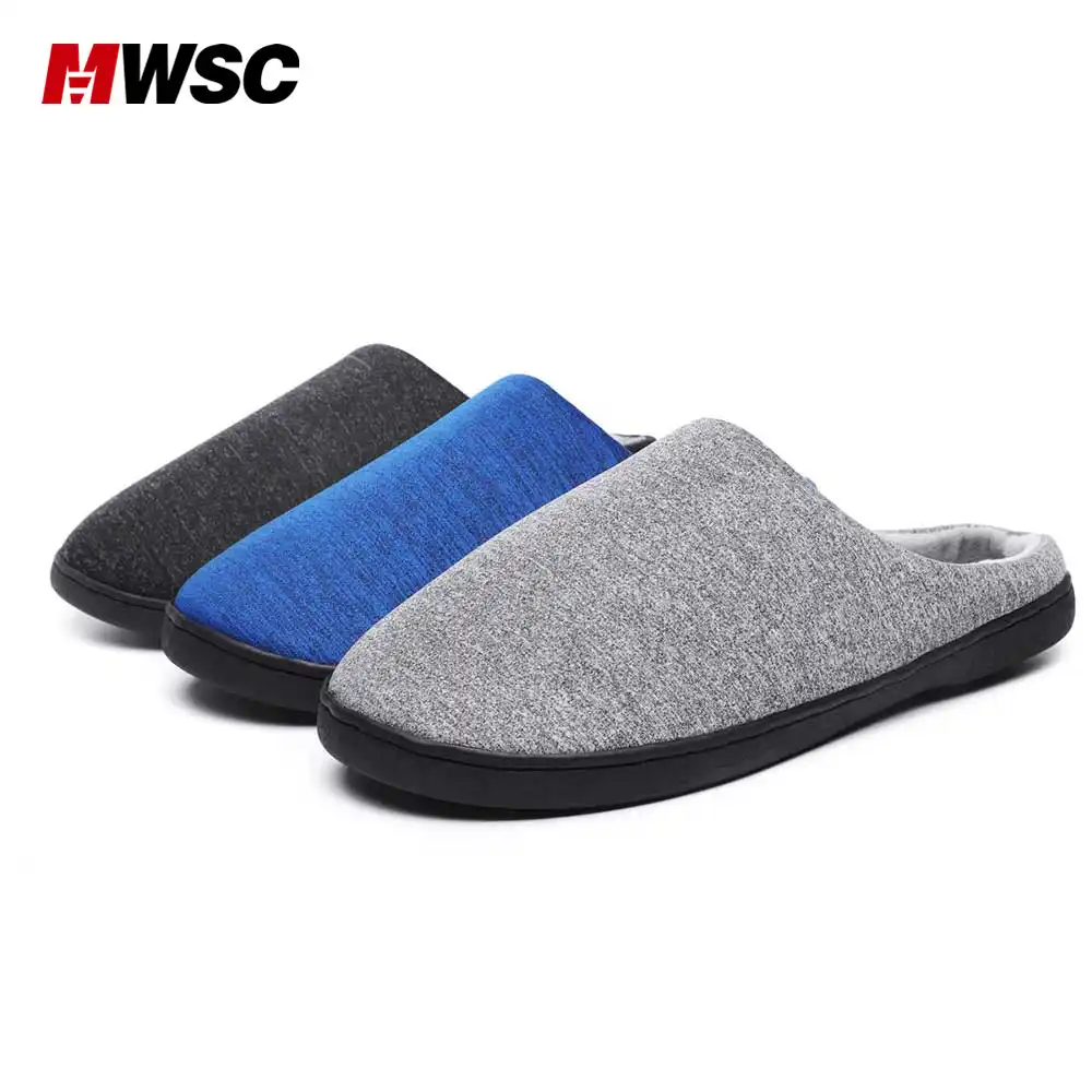 Unisex Style Man Slippers Machine  Footwear MWSC Floor Shoes Warming Winter Washable Shoes Slippers Sample Home Winter Indoor
