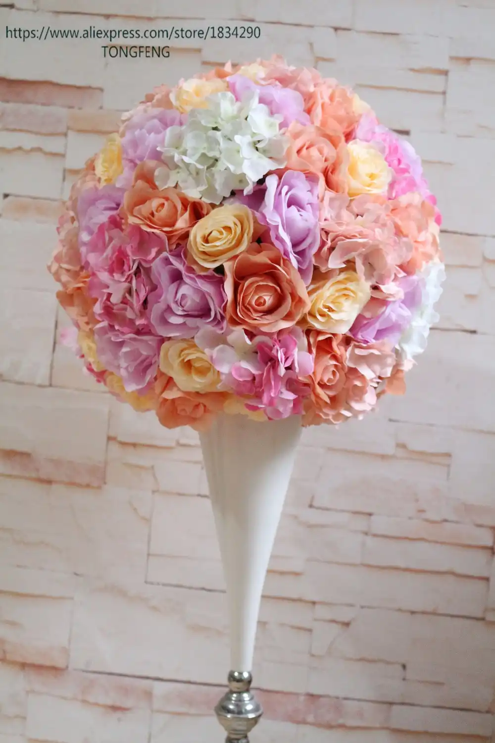 40cm Wedding Flower Wall Decoration Artificial Silk Rose 2 3 Round Flower Ball Wedding Table Centerpiece Flower Balls Tongfeng Flower Ball Wedding Ball Weddingcenterpiece Flower Aliexpress