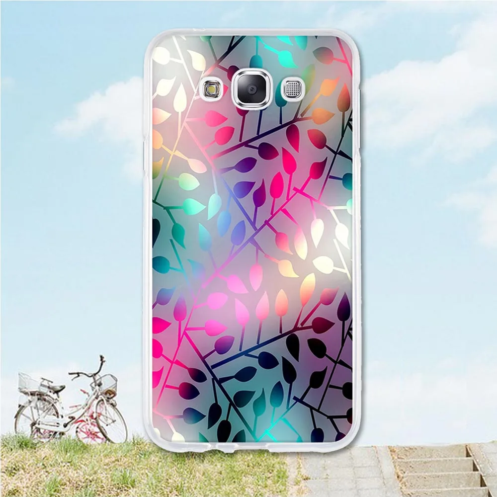 Чехол для телефона Samsung Galaxy E7 Fundas E7000 E7009 E700F E700H/DD E700H/DS E700M цветочный чехол с