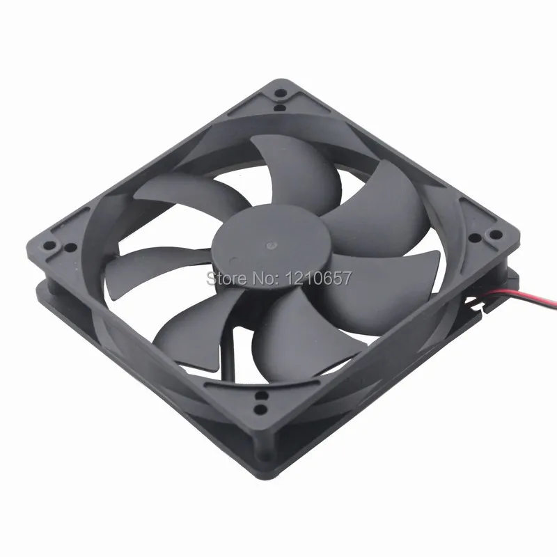 2 шт. в партии DC 24V Вентилятор Кулер 120 мм 120x120x25 PC Case двигатель CPU Радиатор