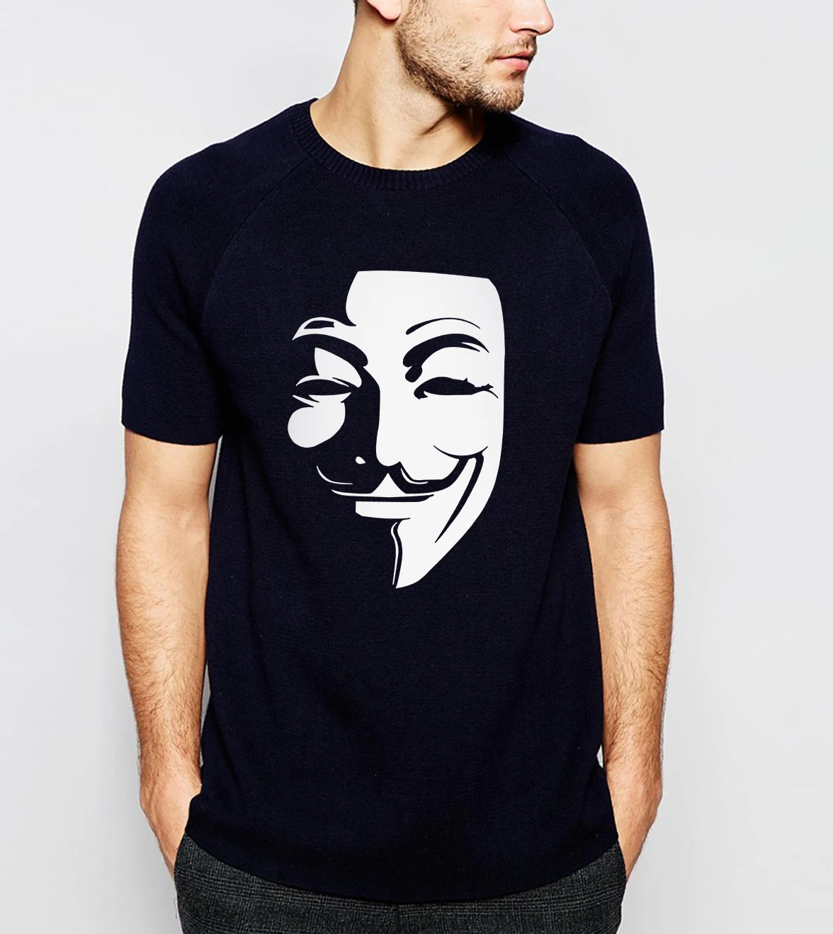 

V for Vendetta 2019 Summer New Style Men T Shirt 100% Cotton High Quality O-Neck Short Sleeve Shirt Casual Fashion Top Tees