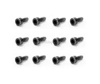 

HBX part S039 Cap Head Hex Screw M4x10 12pcs for HAIBOXING RC Scale Model Buggy Car Truck Truggy