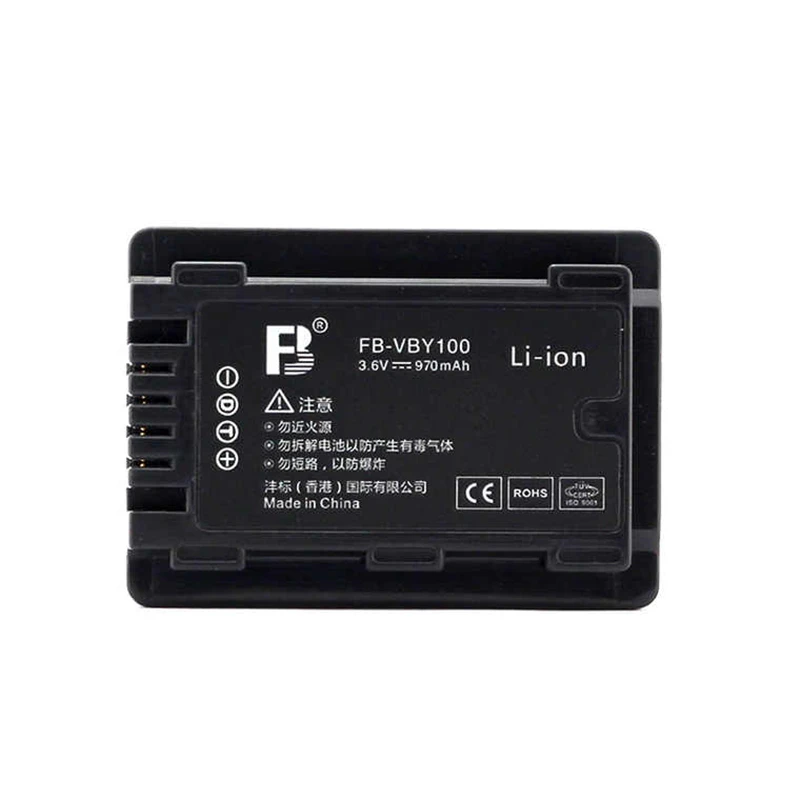 Цифровой Батарея VW VBY100 для цифрового фотоаппарата Panasonic HC V201 V110 V110GK V110K V110P V130 V160