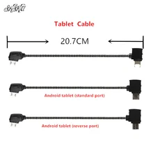 20.7cm Remote Control Data Cable Connecting Tablet Connector Line Nylon Line For DJI Mavic Pro / Air / Spark Drone Accessories