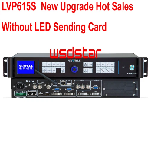 Входы VDWALL LVP615S: SDI/DVI/VGA/HDMI/DP/YPbPr 2048*1152 светодиодный видеопроцессор с Wi-Fi Управлением