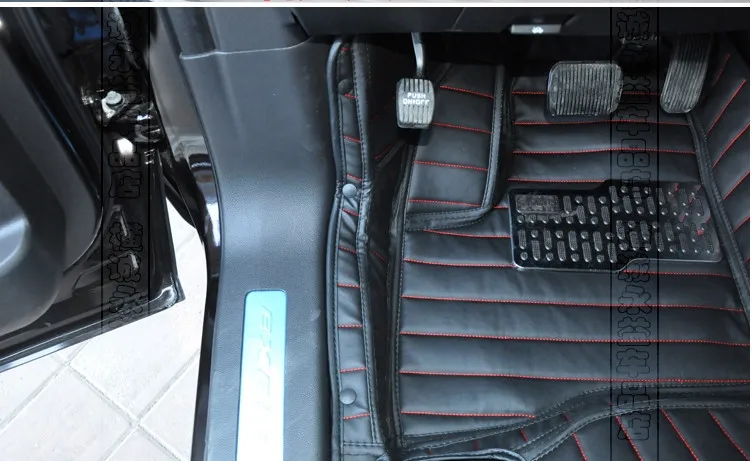 Хорошее качество! Специальные коврики для Ford Explorer 7 мест-2011 Водонепроницаемый dueable ковры для Explorer