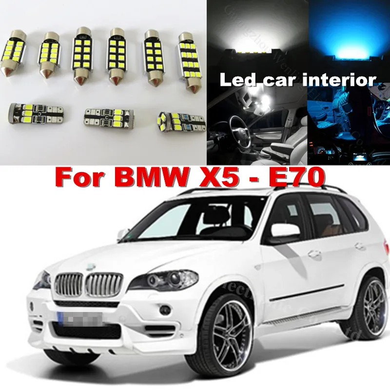 20pcs Pure White Canbus No Error Car Dome Vanity Puddle Footwell Trunk Light LED Interior Lighting