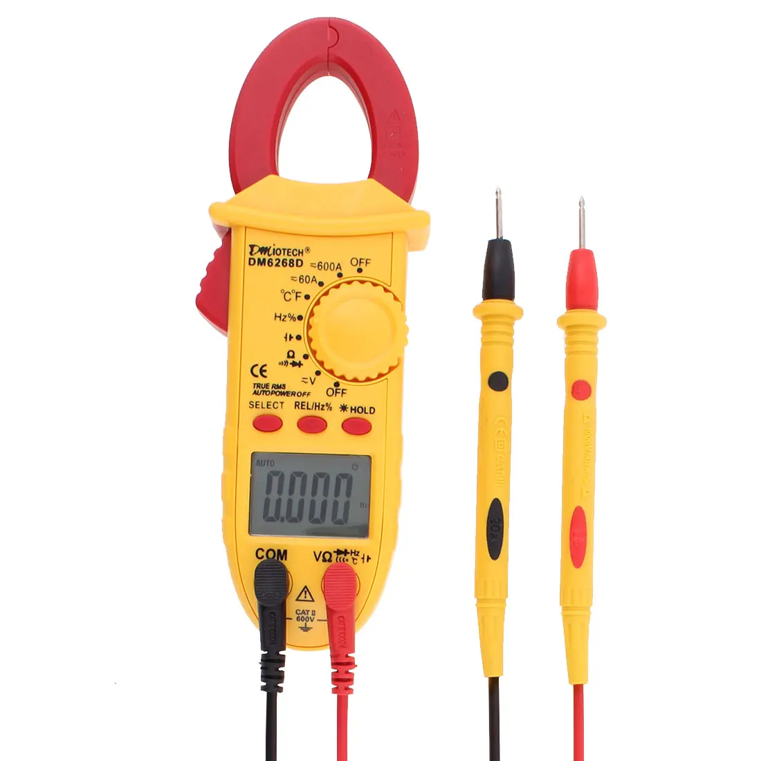 

Dmiotech Mini Digital Multimeter Ac  Ammeter Voltage Acv Dcv Capacitance Clamp Meter Handheld