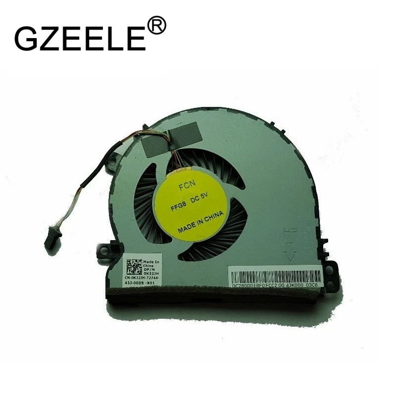 GZEELE новый процессор вентилятор охлаждения для ноутбука Dell Latitude E3450 P51G E3550 кулер вентилятор 0K32JH K32JH DC28000EBS0