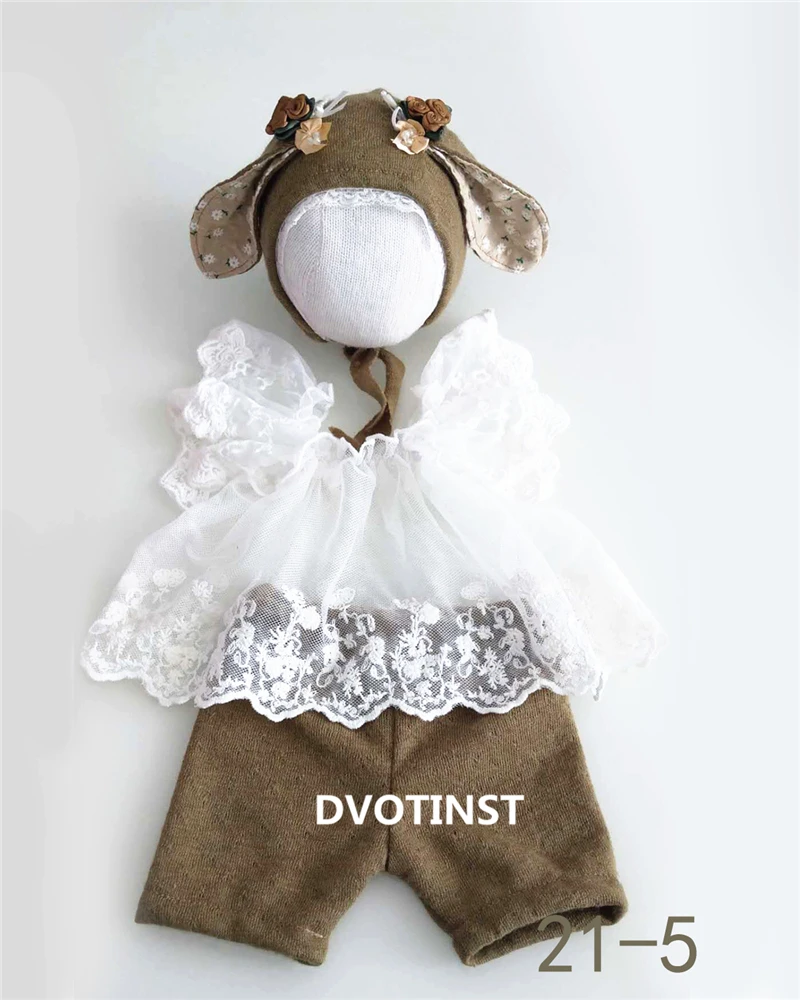 Roupas do Bebê Conjunto de Acessórios Dvotinst Newborn Fotografia Adereços Chapéu Bonnet Estúdio Brotos Bebes Foto 11 Cheap Chapéus e bonés