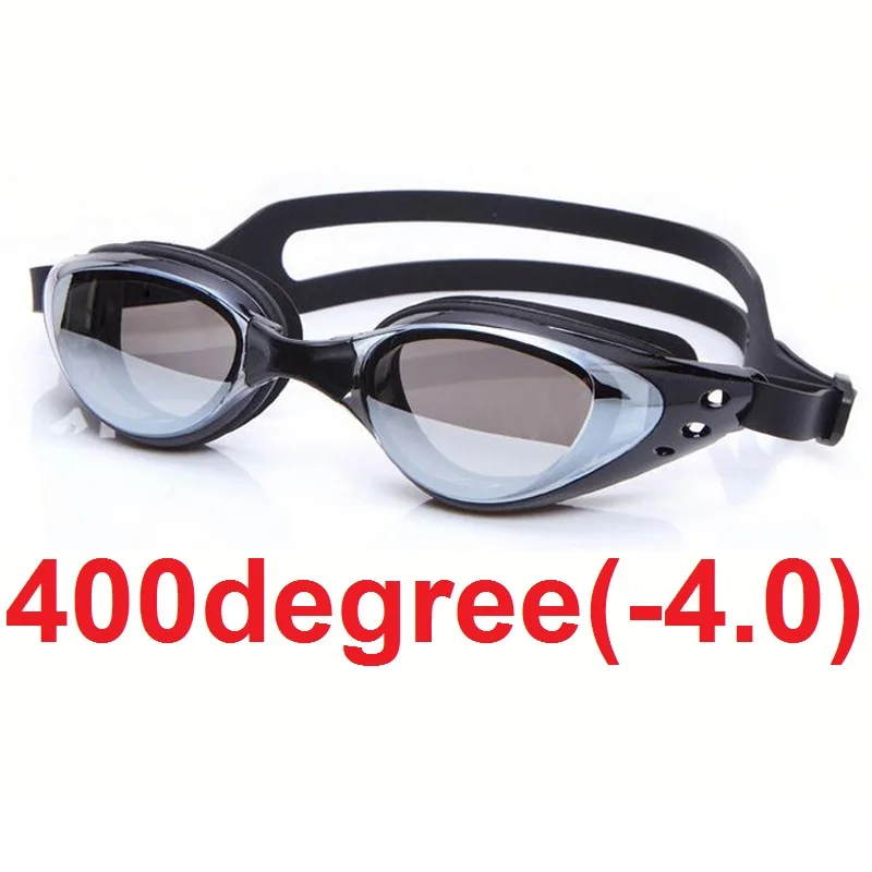 Для мужчин Для женщин Профессиональный Гальванизируйте Водонепроницаемый незапотевающий HD близорукость линзы УФ-защита Плавание ming очки Очки для плавания - Цвет: Синий