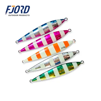 

FJORD 180g/210g/240g Sinking Slow Shake Metal Jigging Fishing Luminous Baits Boat Hard Lead Bait Deep Sea Fishing Jig Lures
