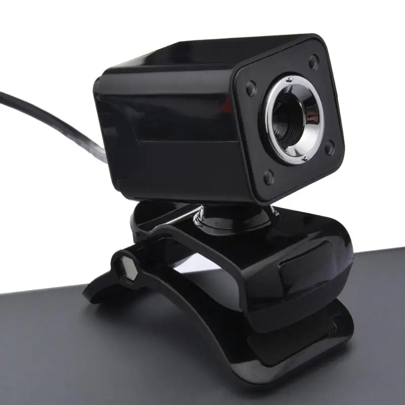 USB 2,0 480 P 12 M Pixel 4 светодиодный HD веб-камера Веб-камера микрофон для ПК