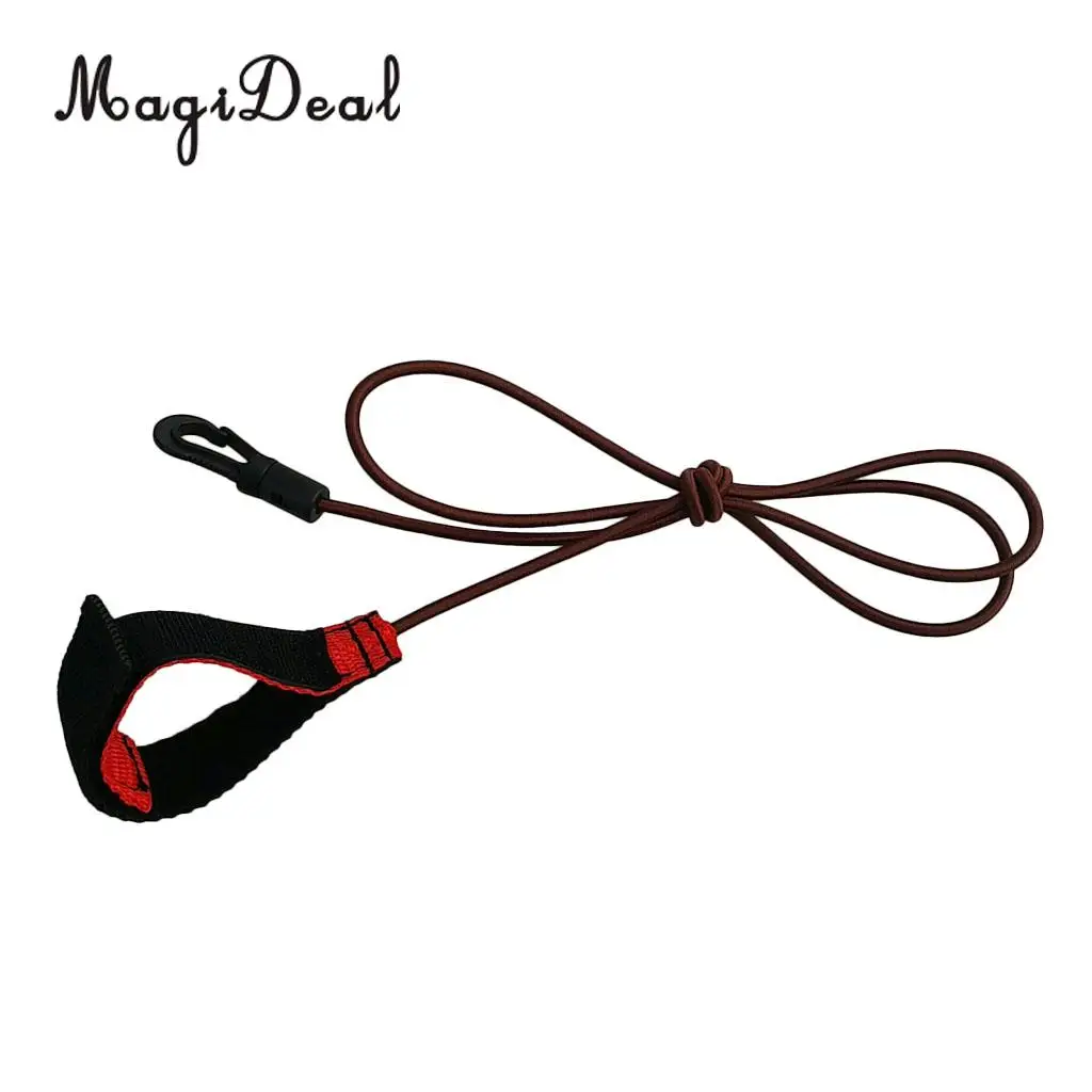 Elastic Kayak Paddle Leash - Canoe/Fishing Rod/Surf Ski Board Safety Lanyard Tether - Adjustable, Lightweight, Strong & Durable