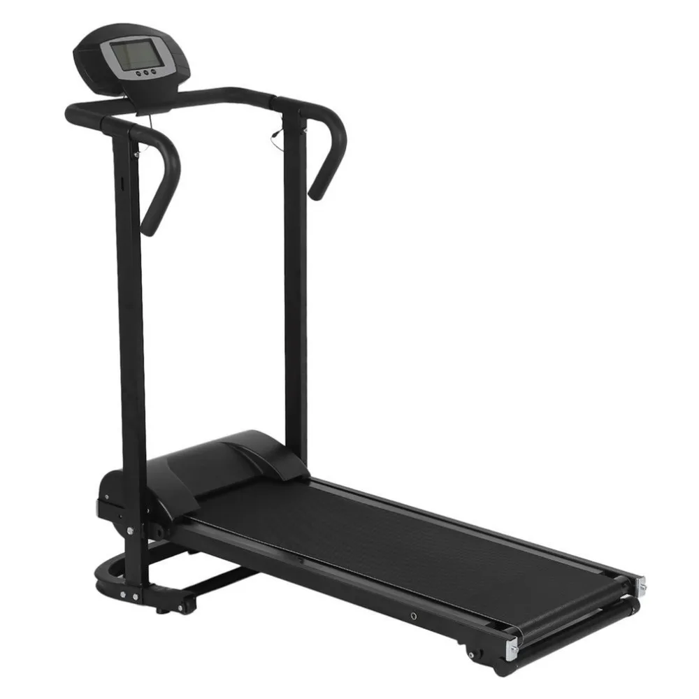 

(Ship From DE) Household Mechanical Treadmill With LCD Display Low Noise Walking Machine Foldable Home Trainer Fitness Equipment