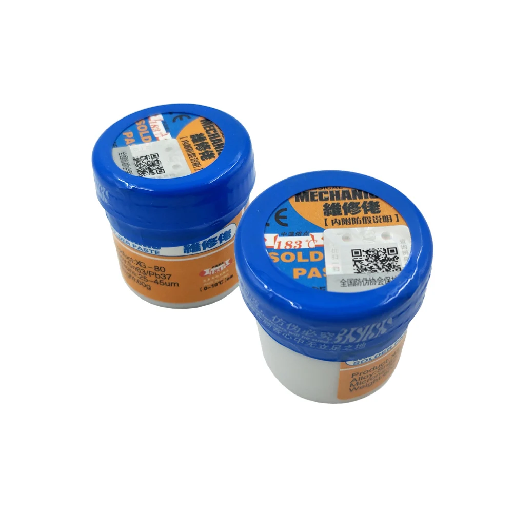 

Original MECHANIC XG-80 soldering Paste Flux Solder tin Sn63/Pb37 For Hakko 936/ts100 852D++ Soldering Iron Circuit Board SMT