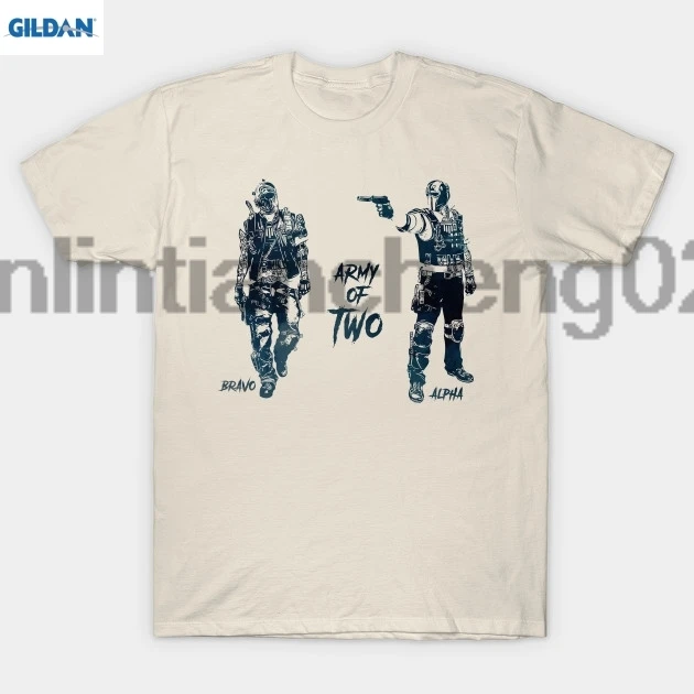 Футболка GILDAN Army of TWO Alpha and Bravo | Мужская одежда