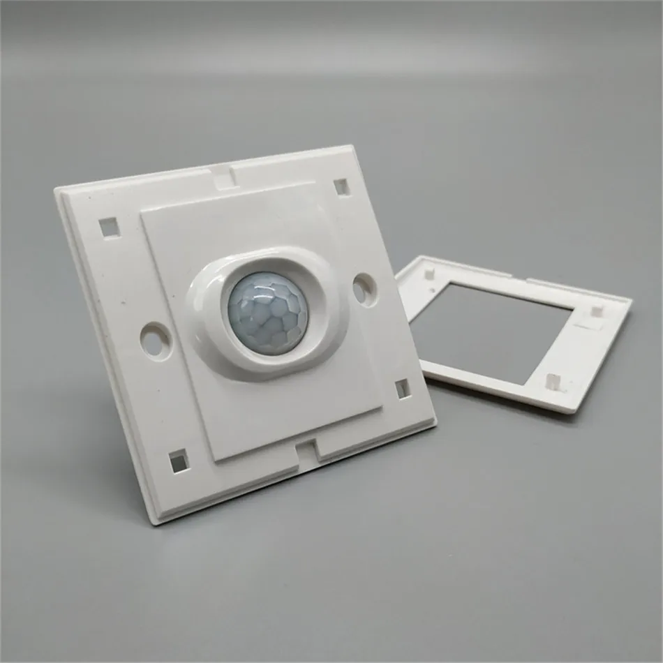 VOGVIGO Infrared PIR Motion Sensor Switch PVC Recessed Wall Lamp Bulb Switch On/Off and PIR Switch Light Bulb Switch Assortment